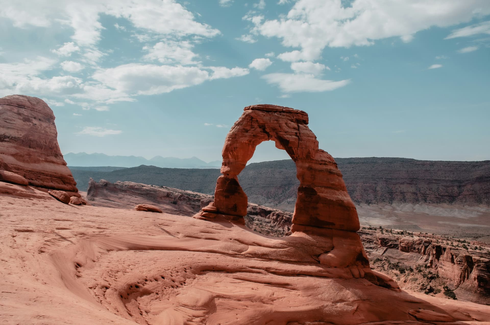 Delicate Arch in Arches National Park near Moab, Utah